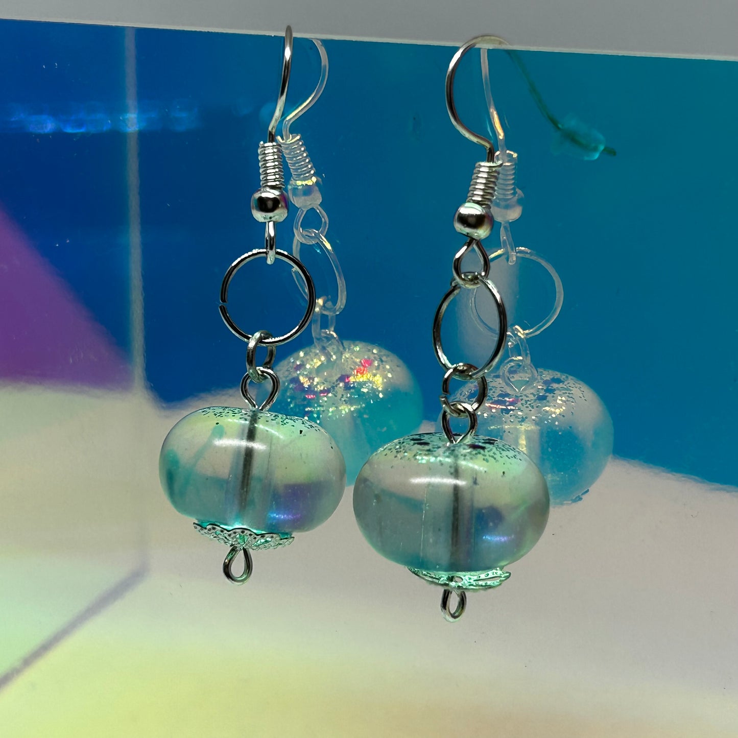 Blue Mist Drops | Small Earrings