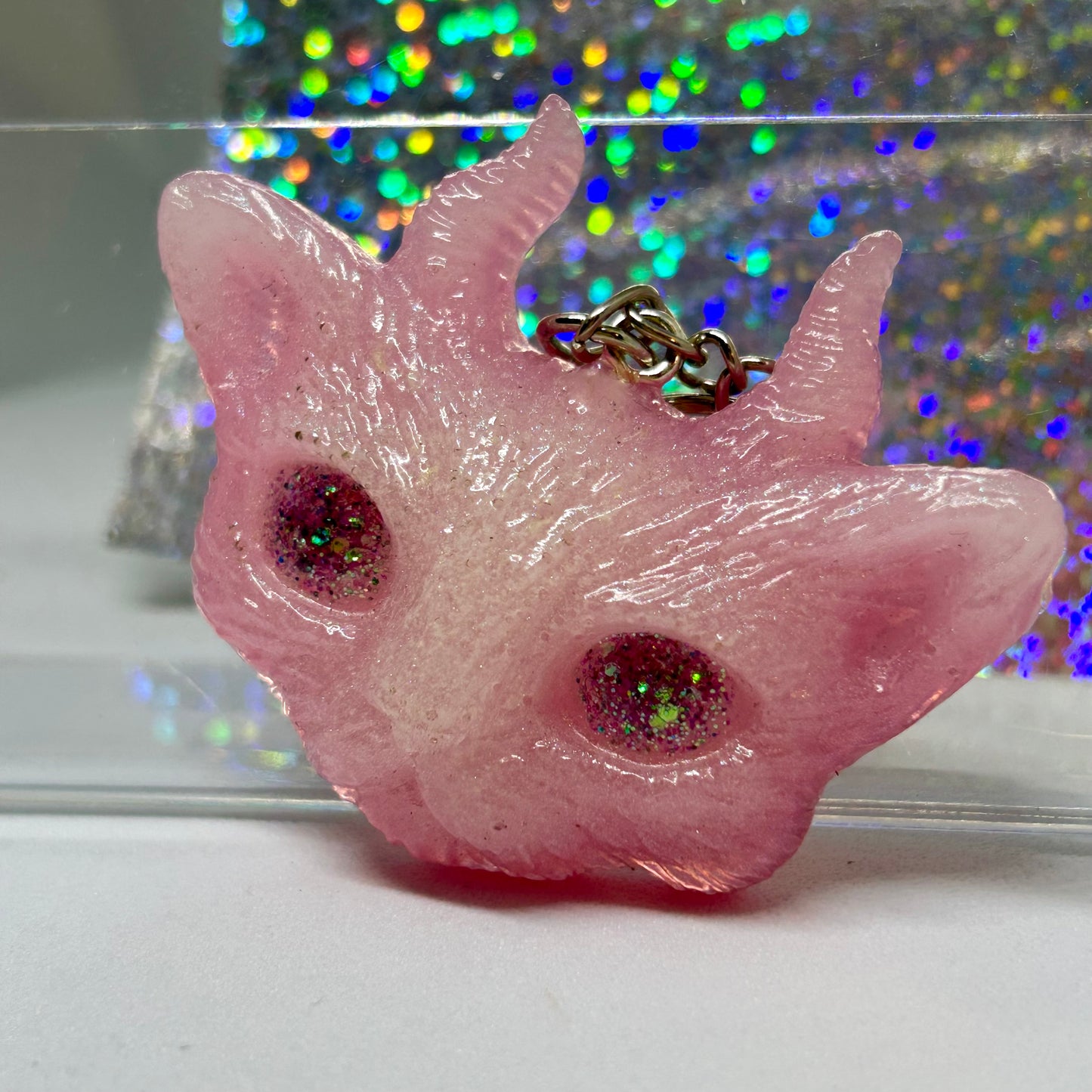 Pink Glow | Spicy Catto Keyring