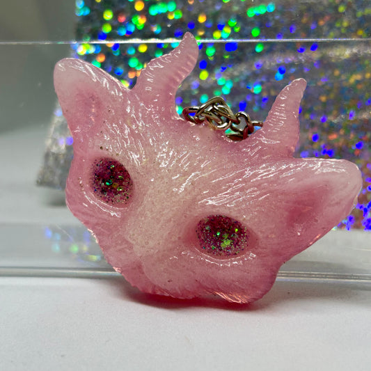 Pink Glow | Spicy Catto Keyring