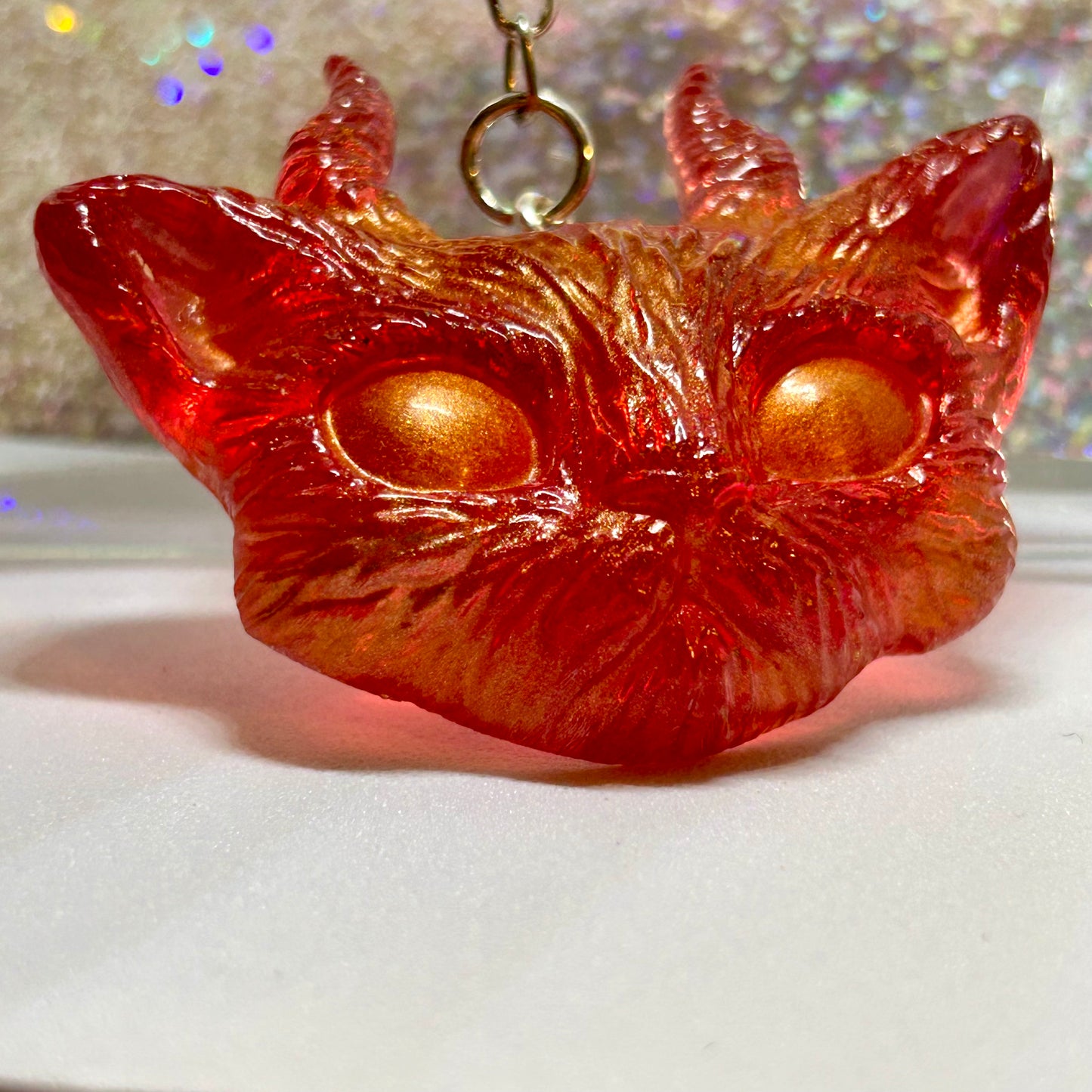 Fiery Friendo | Spicy Catto Keyring