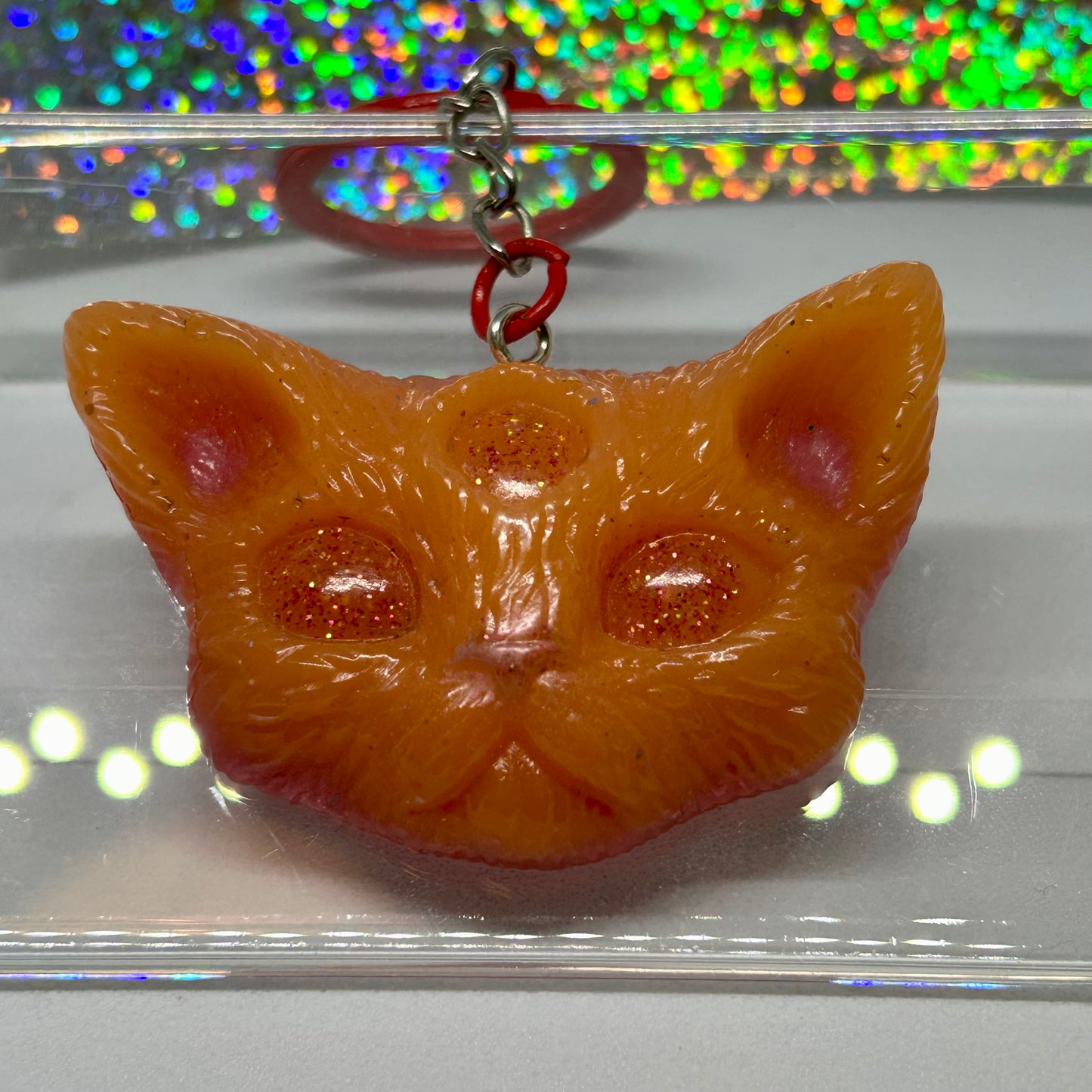 Strawberries & Orange Creme | Spicy Catto Keyring