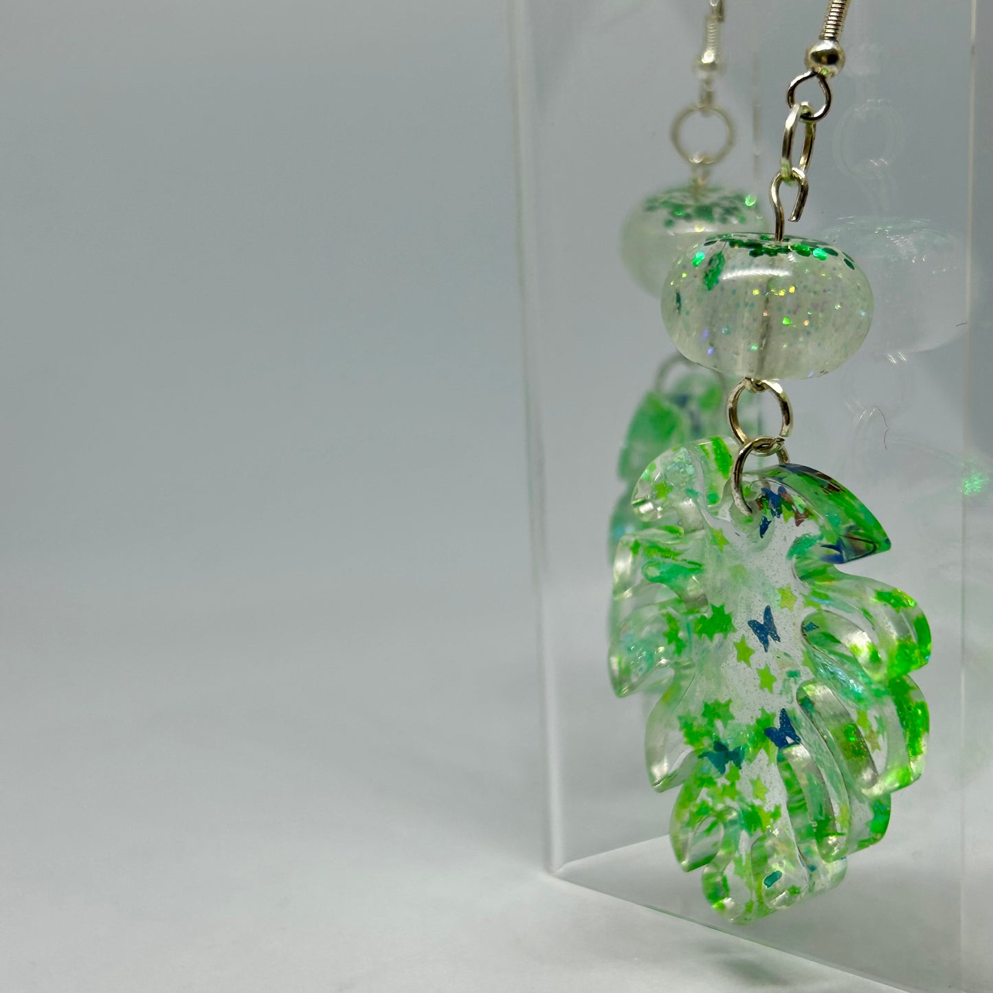 Leafy Dangle Drops | Large Earrings